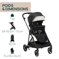Seety I-Size Trio Stroller