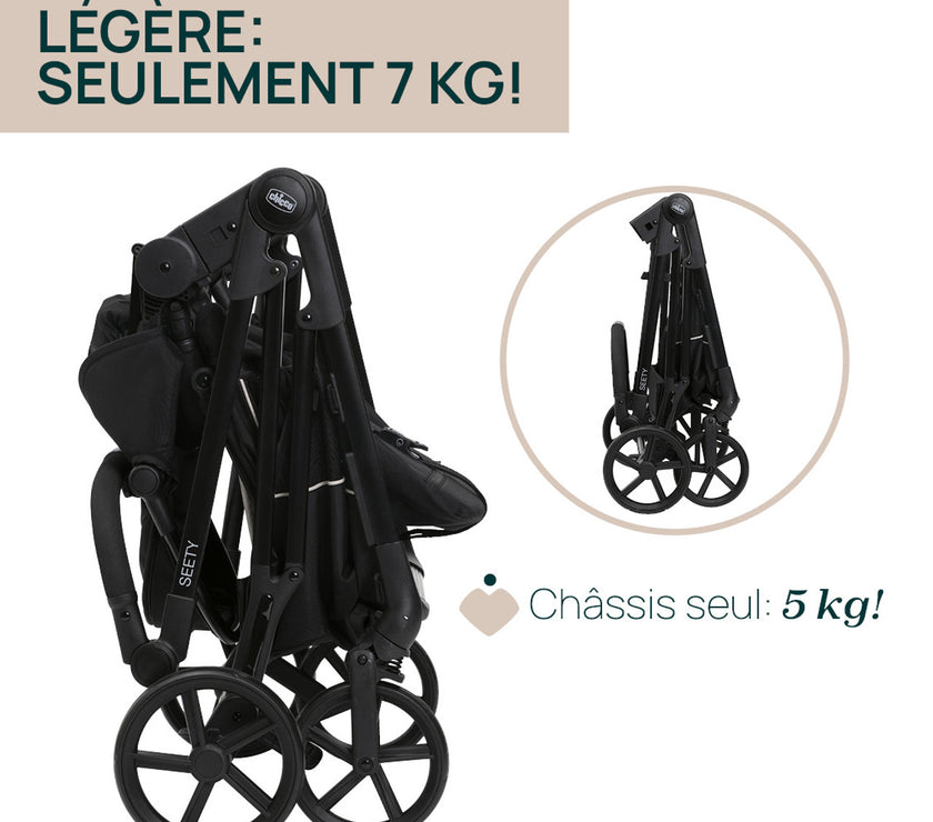 Poussette Trio Seety i-Size