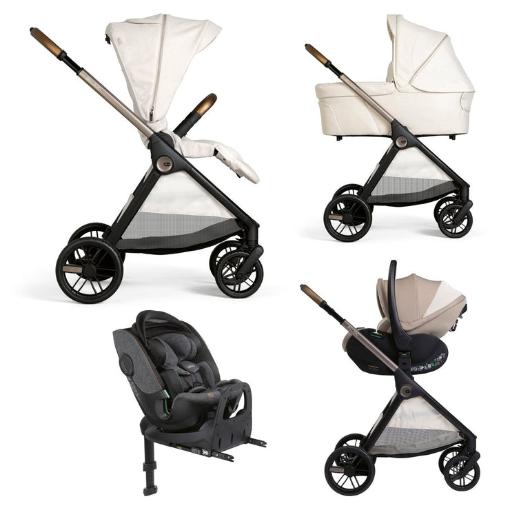 Solution complète Bellagio - First-Seat Recline i-Size et Bi-Seat avec base - Amber Glow