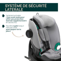 Siège-Auto Groupe 0+/1/2/3 FullSeat & Base Rotative 360 i-Size (40-150 cm) - Lunar Rock