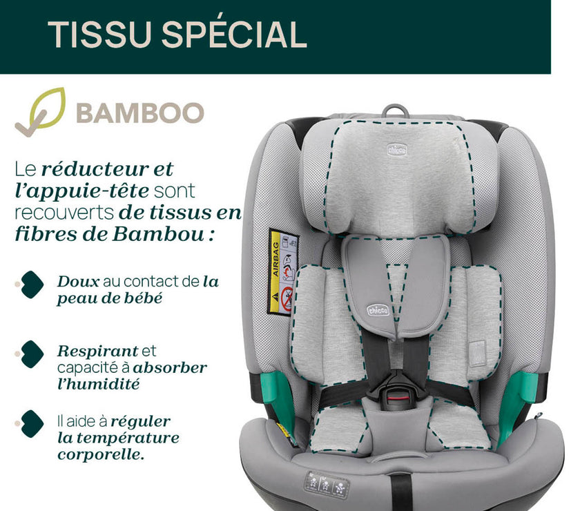 Siège-Auto Groupe 0+/1/2/3 FullSeat & Base Rotative 360 i-Size (40-150 cm) - Lunar Rock