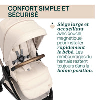 Solution complète Bellagio - First-Seat Recline i-Size et Bi-Seat avec base - Black Satin