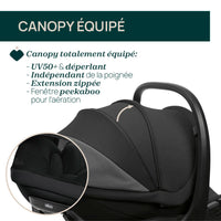Siège-auto First-Seat Recline i-Size (40-87 cm) - Black Satin