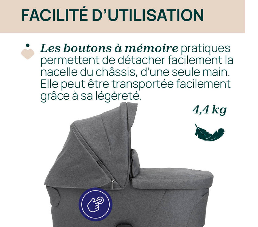 Nacelle Flexi - Black Satin