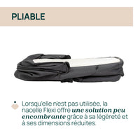 Nacelle Flexi - Black Satin