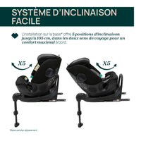 Siege Auto Groupe 0+/1/2/3 FullSeat i-Size Air (61-150 cm) - Noir