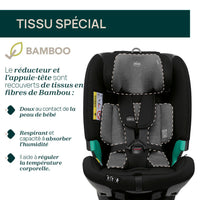 Siege Auto Groupe 0+/1/2/3 FullSeat i-Size Air (61-150 cm) - Noir