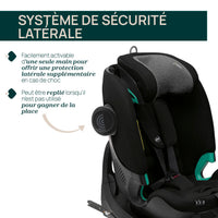 Siège-Auto Groupe 0+/1/2/3 FullSeat Base Rotative 360 i-Size (40-150 cm) - Black Satin