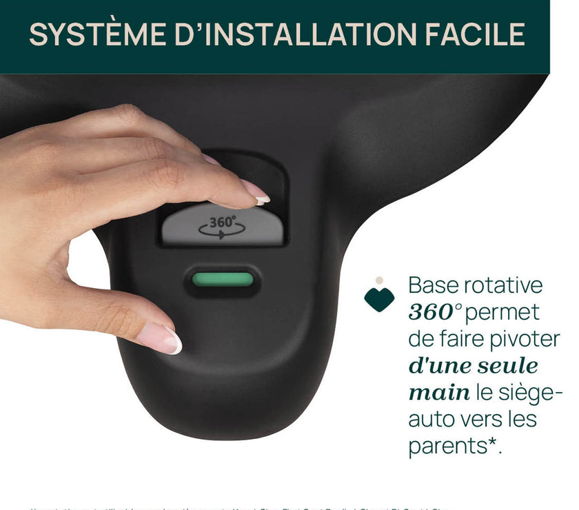 Base Isofix rotative 360 i-Size