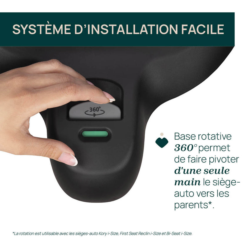 Base Isofix rotative 360 i-Size