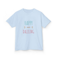 T-shirt en Coton "Happy and Dazzling" pour Enfants