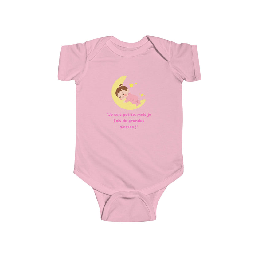 Body bébé "Je suis petite, mais je fais de grandes siestes!"