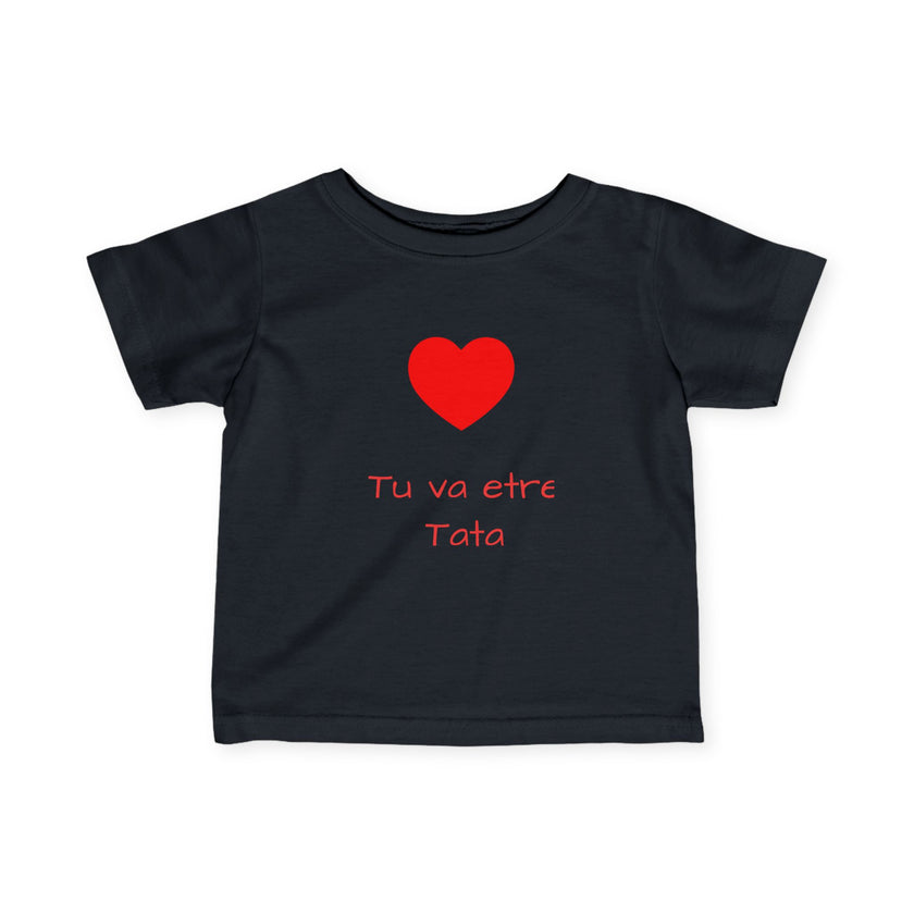 T-Shirt Bébé Personnalisable - Annonce de Grossesse - Tu va etre Tata