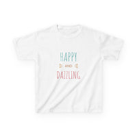 T-shirt en Coton "Happy and Dazzling" pour Enfants