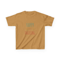 T-shirt en Coton "Happy and Dazzling" pour Enfants