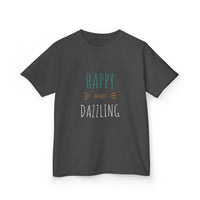 T-shirt en Coton "Happy and Dazzling" pour Enfants