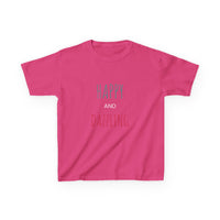 T-shirt en Coton "Happy and Dazzling" pour Enfants