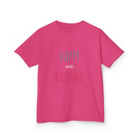 T-shirt en Coton "Happy and Dazzling" pour Enfants