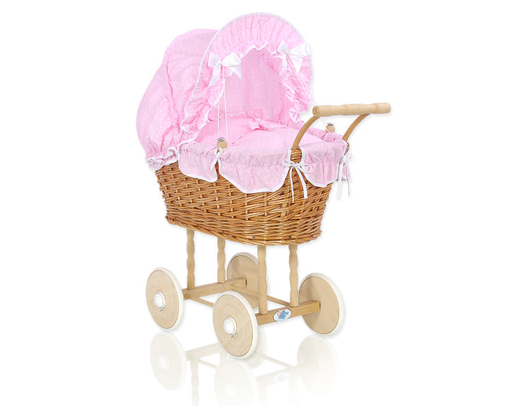 Red dolls pram stroller