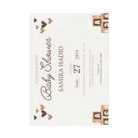 Baby Shower Fine Art Postcards with Cute Babies - Invitation Cards