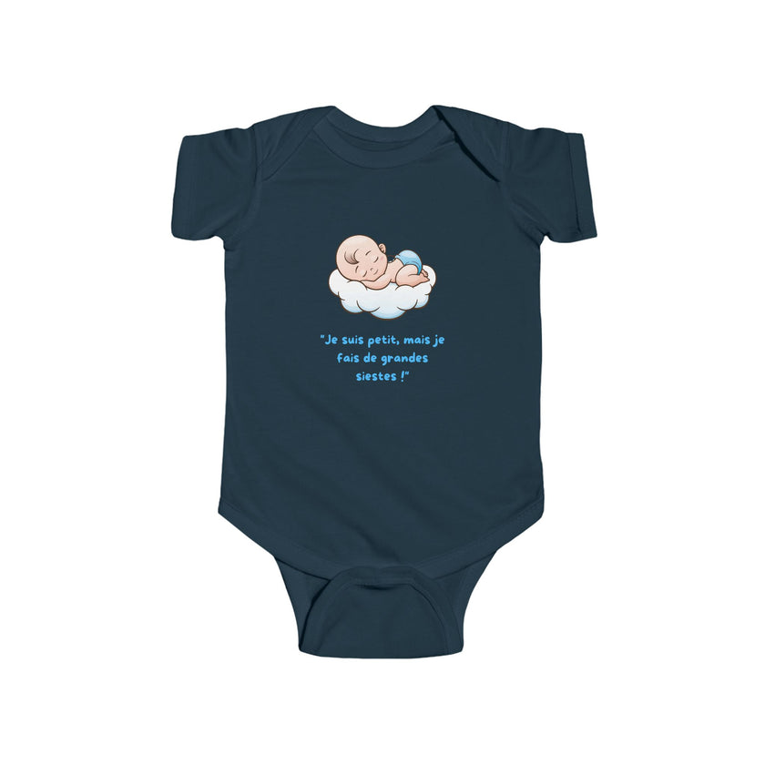 Body bébé "Je suis petit, mais je fais de grandes siestes!"