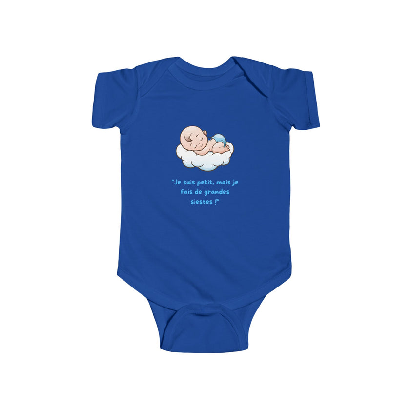 Body bébé "Je suis petit, mais je fais de grandes siestes!"