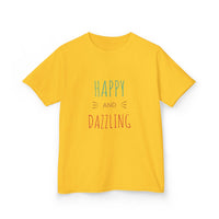 T-shirt en Coton "Happy and Dazzling" pour Enfants