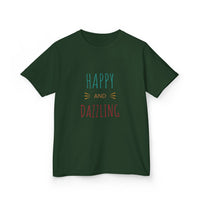 T-shirt en Coton "Happy and Dazzling" pour Enfants