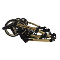 Poussette Double Junama Fluo Individual - Blanc/Or