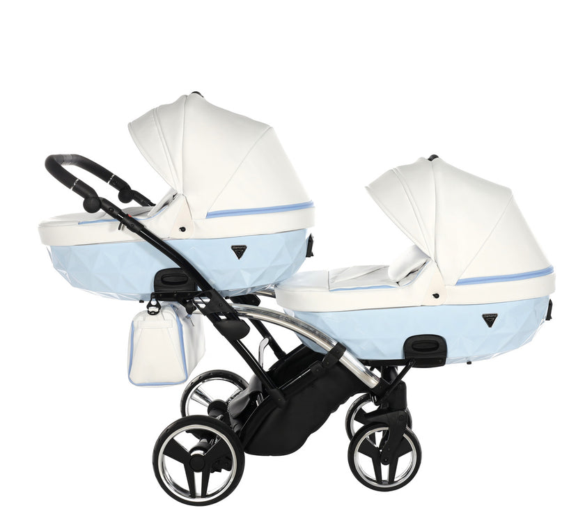 Poussette Double Slim Junama Candy - Bleu
