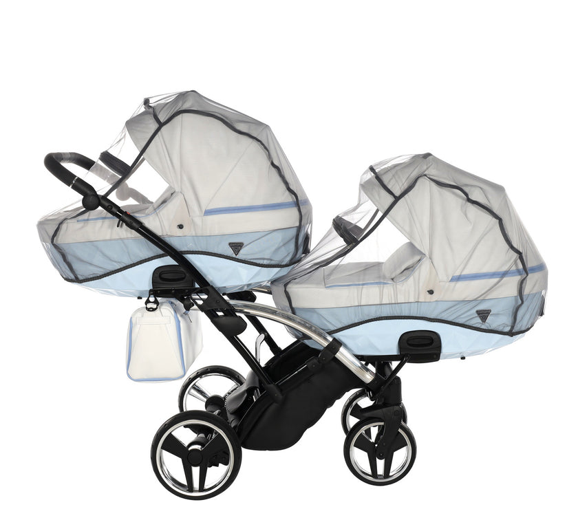 Poussette Double Slim Junama Candy - Bleu