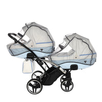 Poussette Double Slim Junama Candy - Bleu