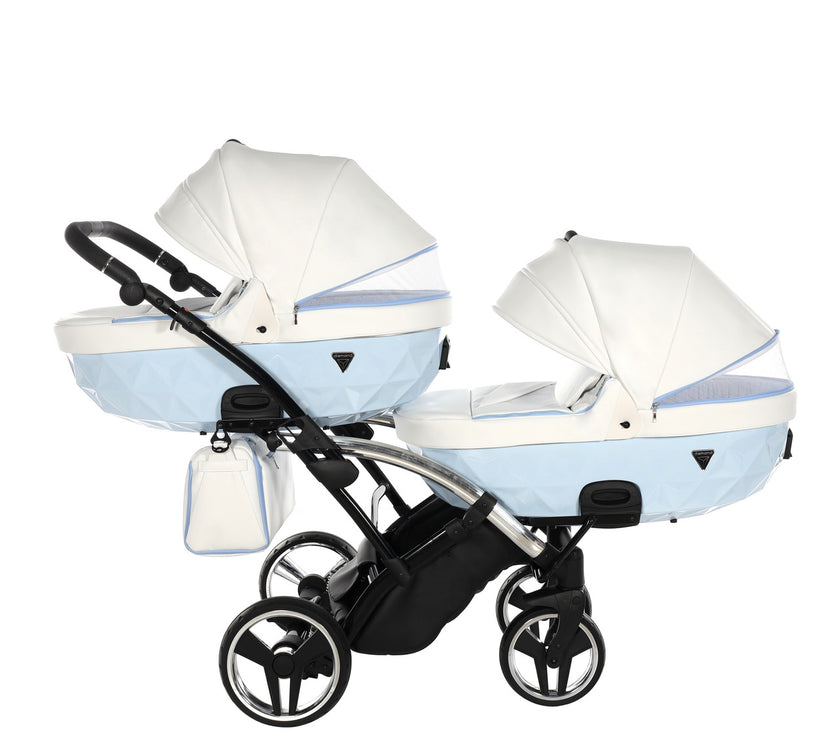 Poussette Double Slim Junama Candy - Bleu