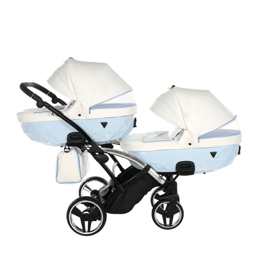 Poussette Double Slim Junama Candy - Bleu