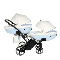 Poussette Double Slim Junama Candy - Bleu