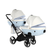Poussette Double Slim Junama Candy - Bleu