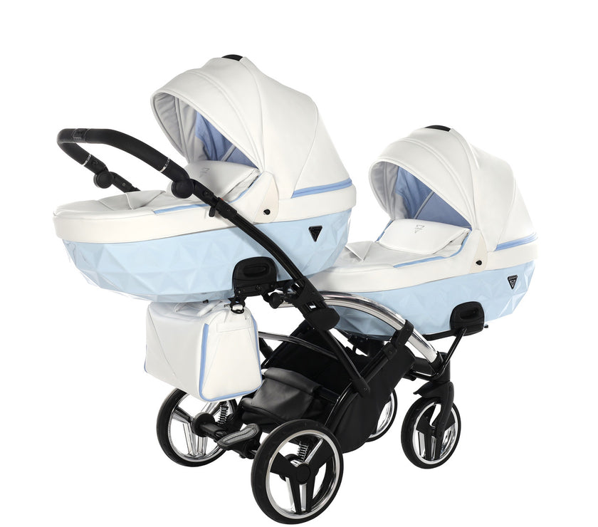 Poussette Double Slim Junama Candy - Bleu