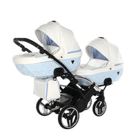 Poussette Double Slim Junama Candy - Bleu