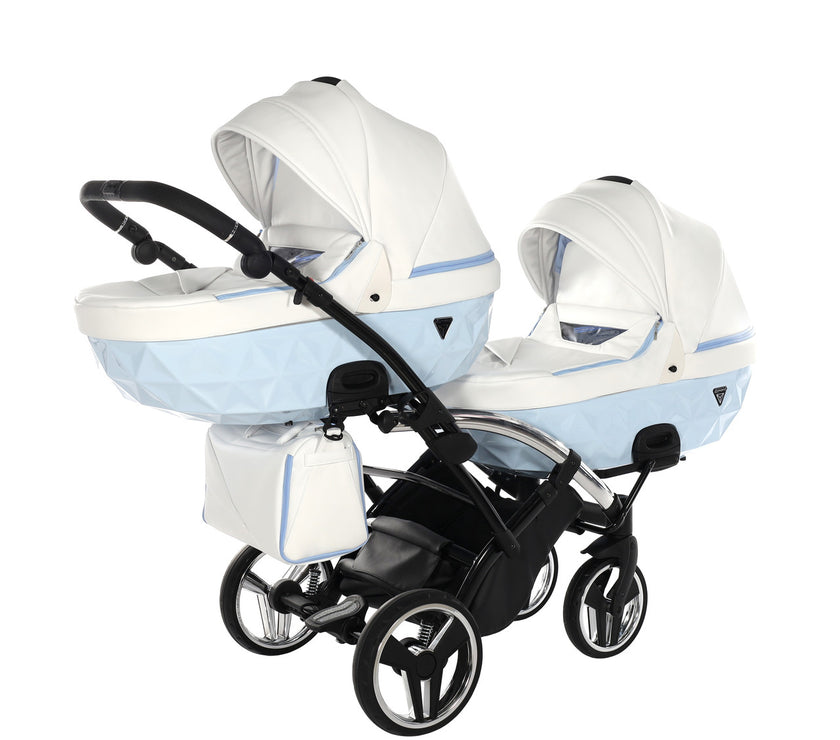 Poussette Double Slim Junama Candy - Bleu