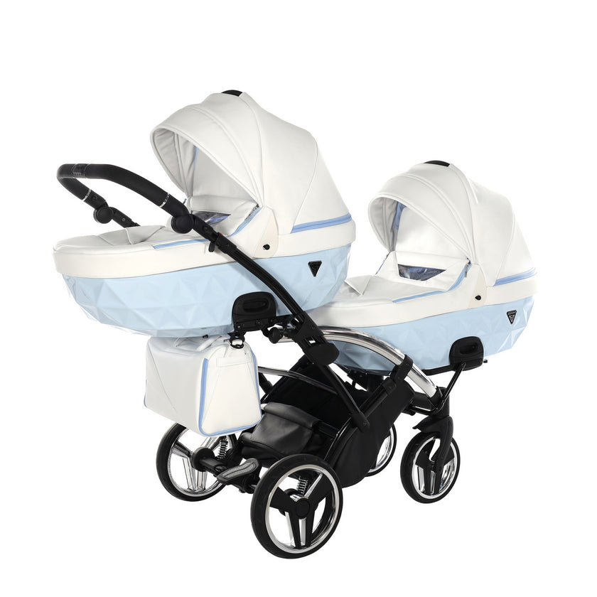 Poussette Double Slim Junama Candy - Bleu