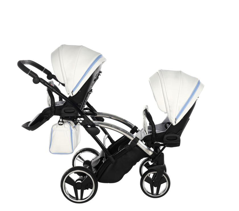 Poussette Double Slim Junama Candy - Bleu
