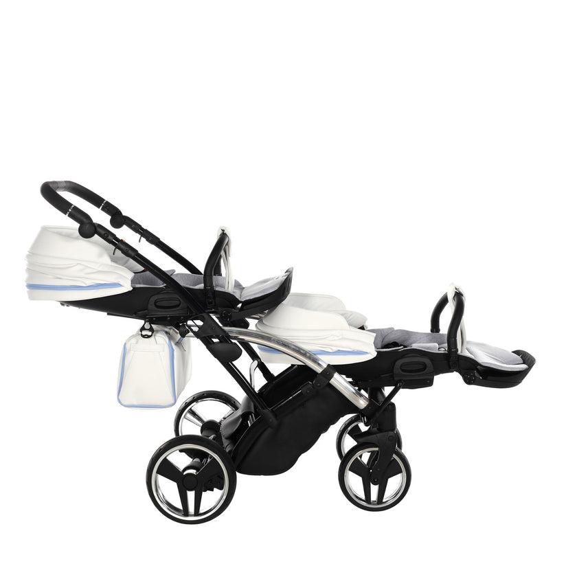 Poussette Double Slim Junama Candy - Bleu