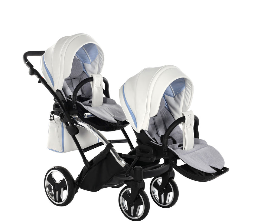 Poussette Double Slim Junama Candy - Bleu