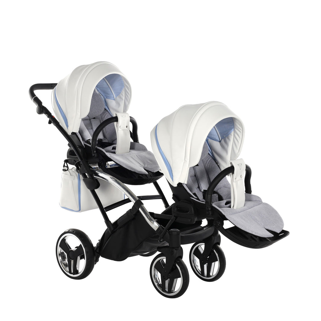 Poussette Double Slim Junama Candy - Bleu
