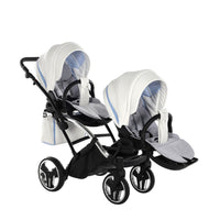 Poussette Double Slim Junama Candy - Bleu