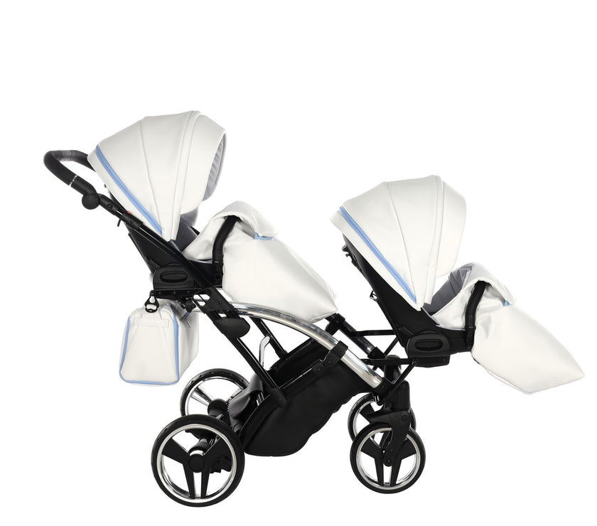 Poussette Double Slim Junama Candy - Bleu
