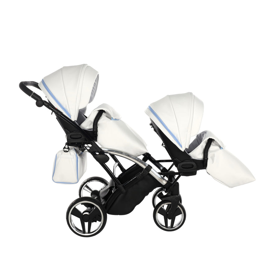 Poussette Double Slim Junama Candy - Bleu