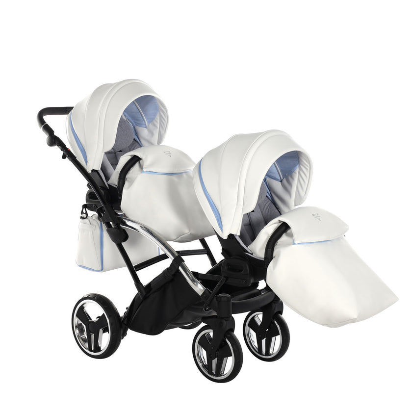 Poussette Double Slim Junama Candy - Bleu