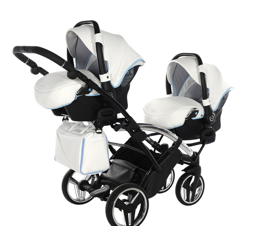 Poussette Double Slim Junama Candy - Bleu