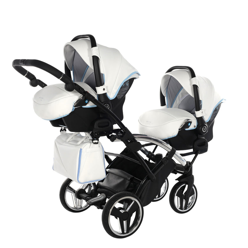 Poussette Double Slim Junama Candy - Bleu
